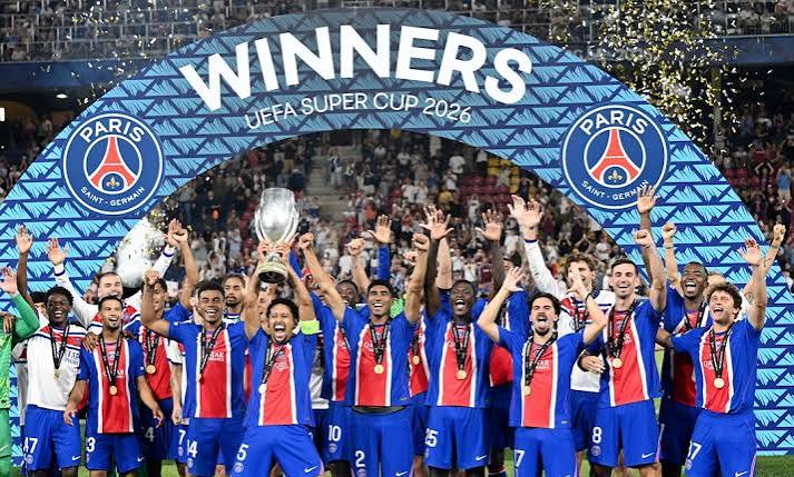 PSG Defeat Aston Villa 2-1 to Retain UEFA Super Cup